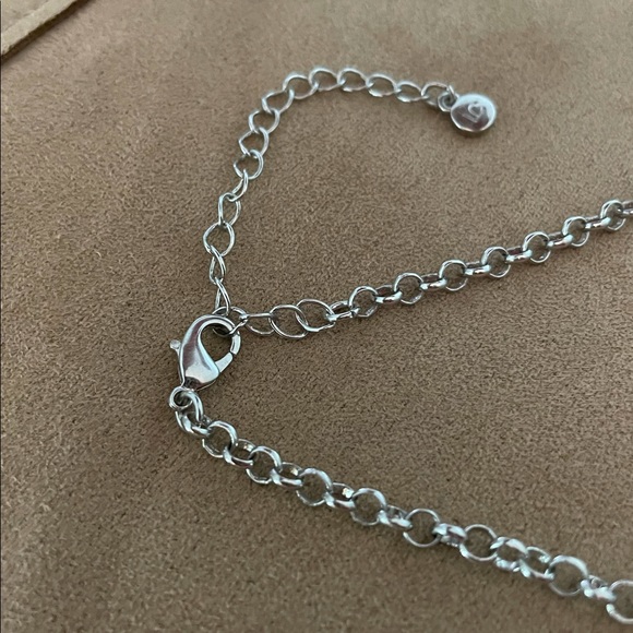 Green Bauble Statement Necklace w/ Rhinestones - Picture 4 of 4